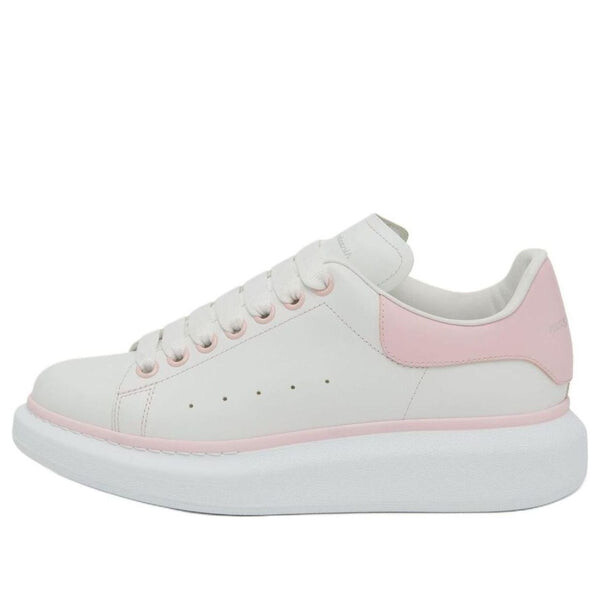 Кроссовки wedge sole sneakers 'white and ice pink' Alexander Mcqueen, белый