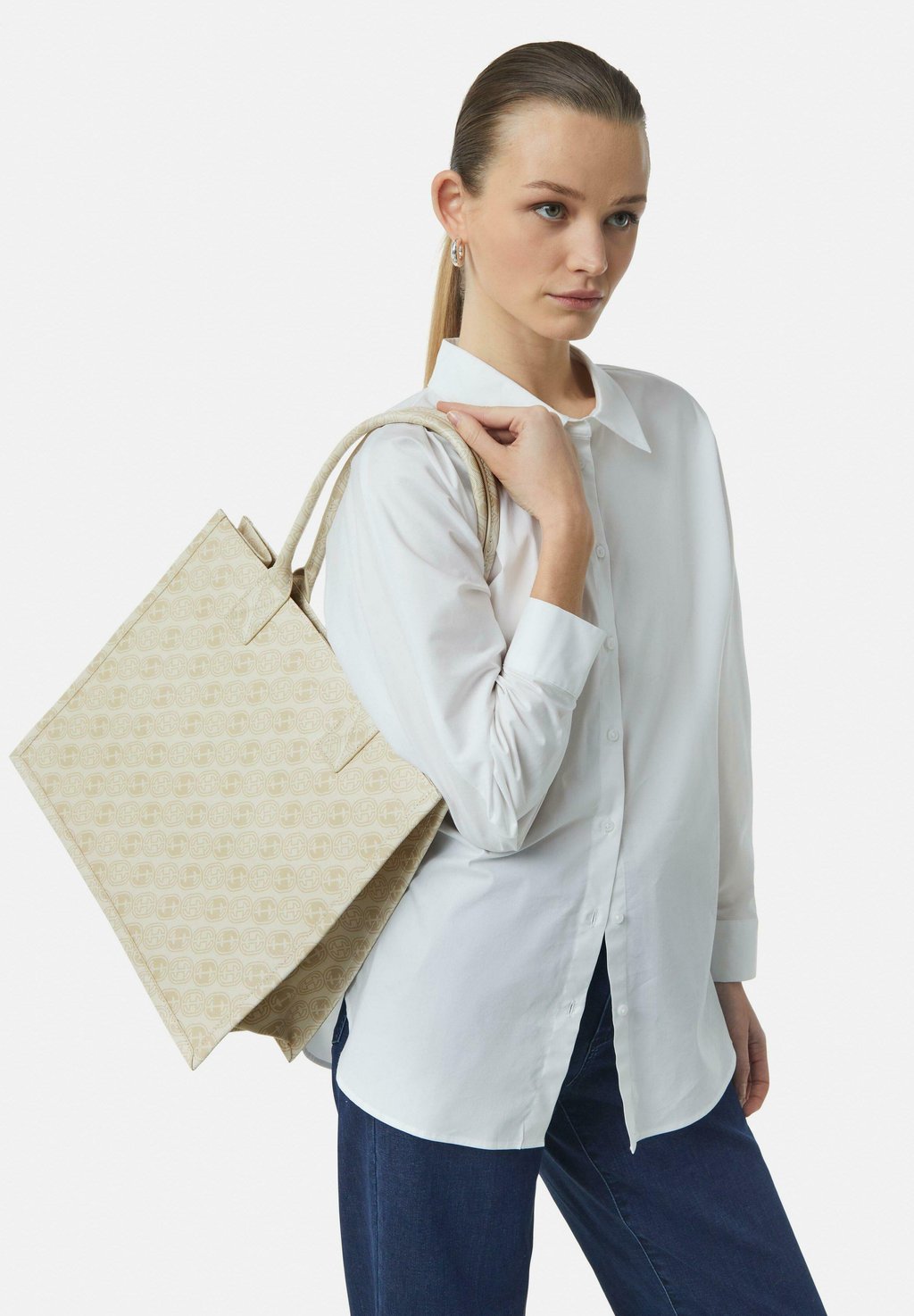 

Сумка-тоут SHOPPER comma, песочный, Бежевый, Сумка-тоут SHOPPER comma, песочный
