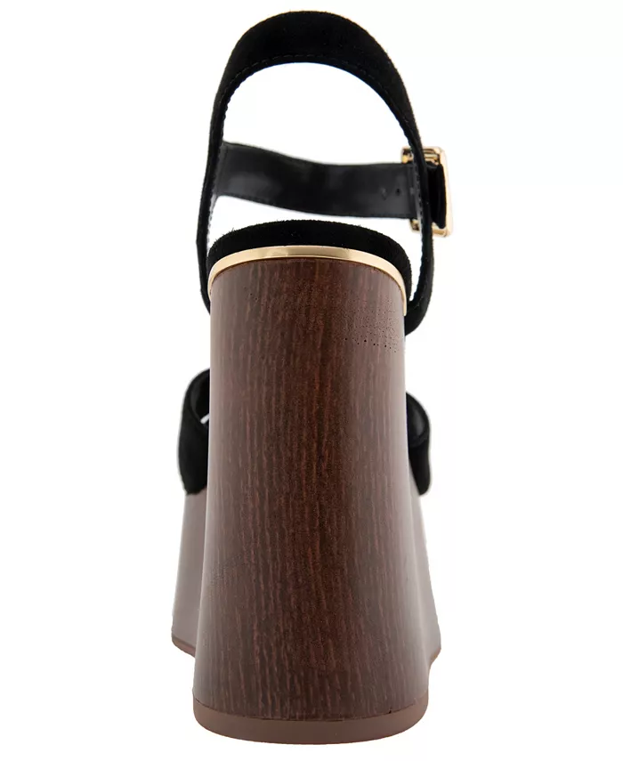 Женские сандалии Taelyn на платформе с клином Kenneth Cole New York, черный — фото 3