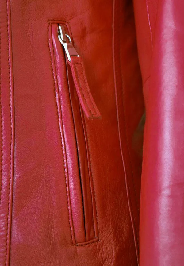 

Кожаная куртка дианы Mark Maddox, Rot