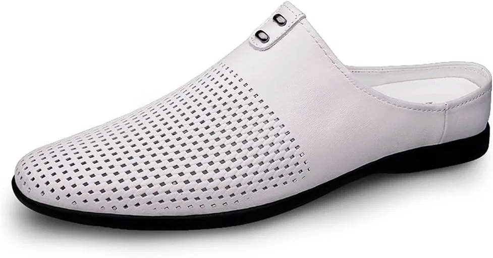 Тапочки кожаные, Loafers & Slip-Ons, White Zentavi