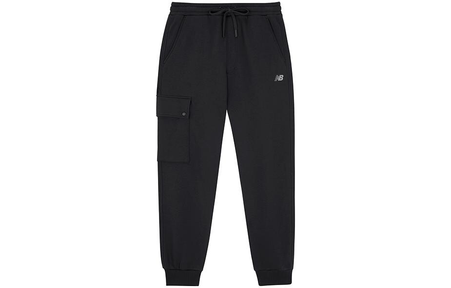 

Мужские трикотажные спортивные штаны New Balance, цвет Black