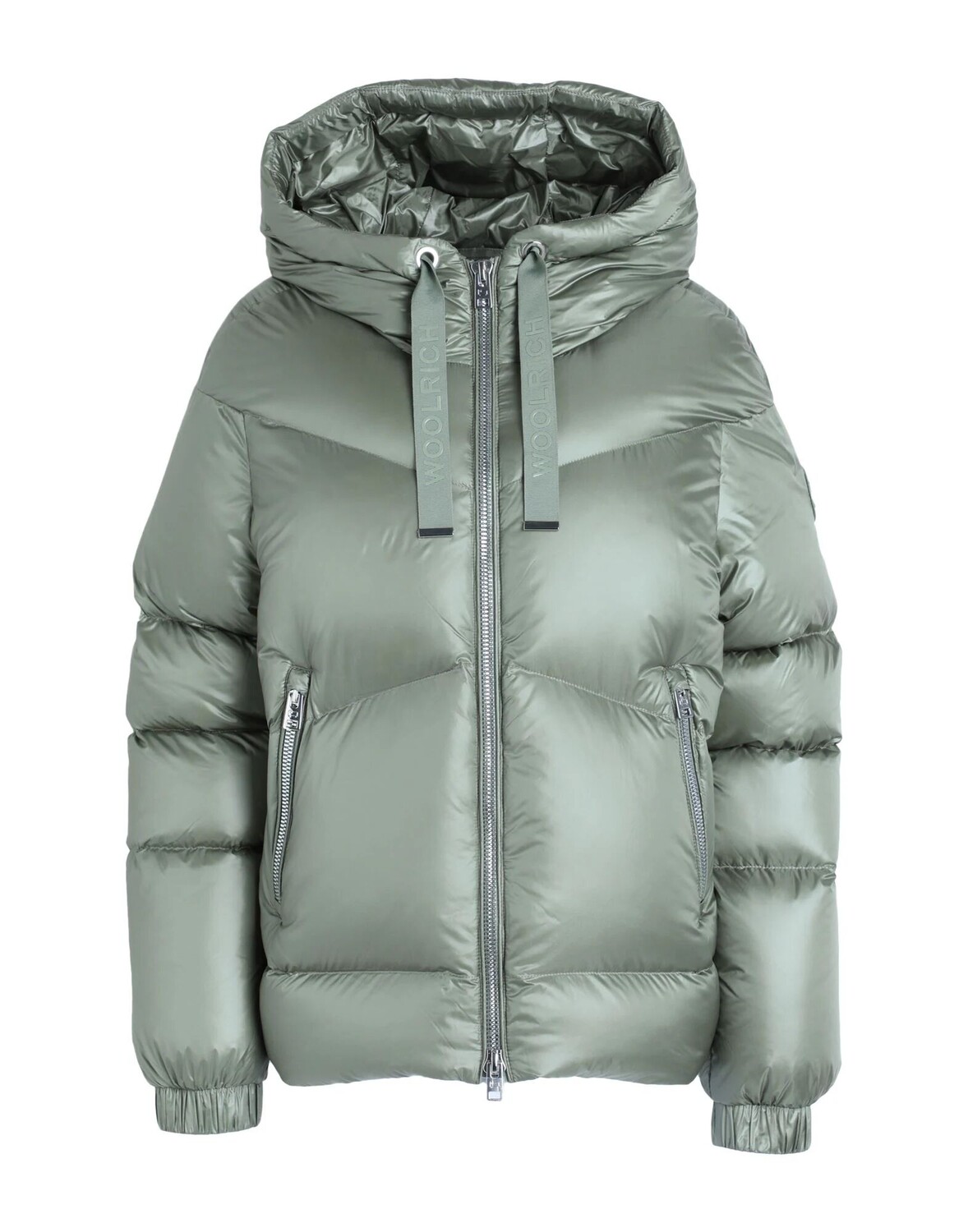 

Пуховик Woolrich, зеленый