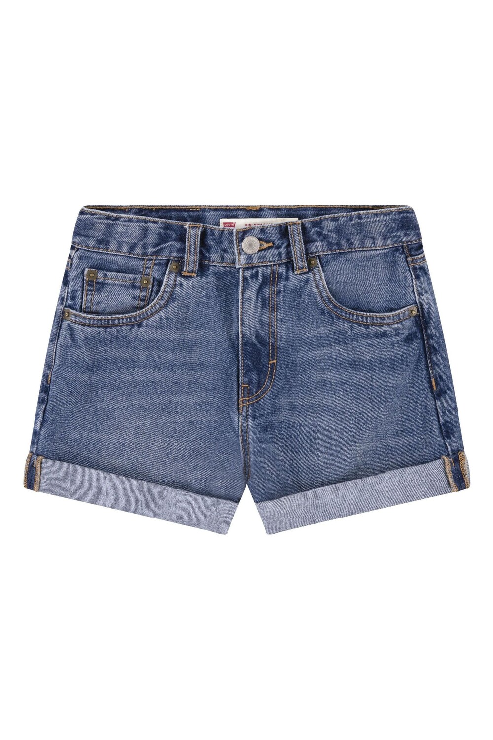 

Джинсовые шорты Mom Fit с закатанными штанинами Levi'S, синий