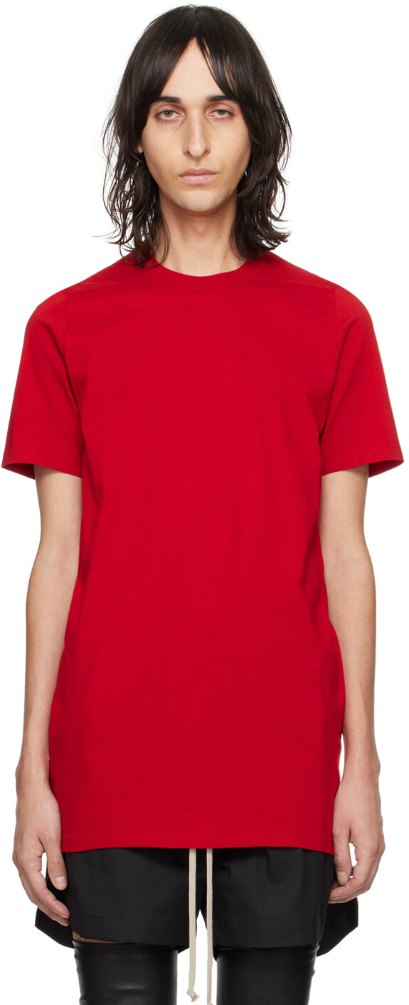 

Красная футболка уровня Rick Owens, цвет Cardinal red