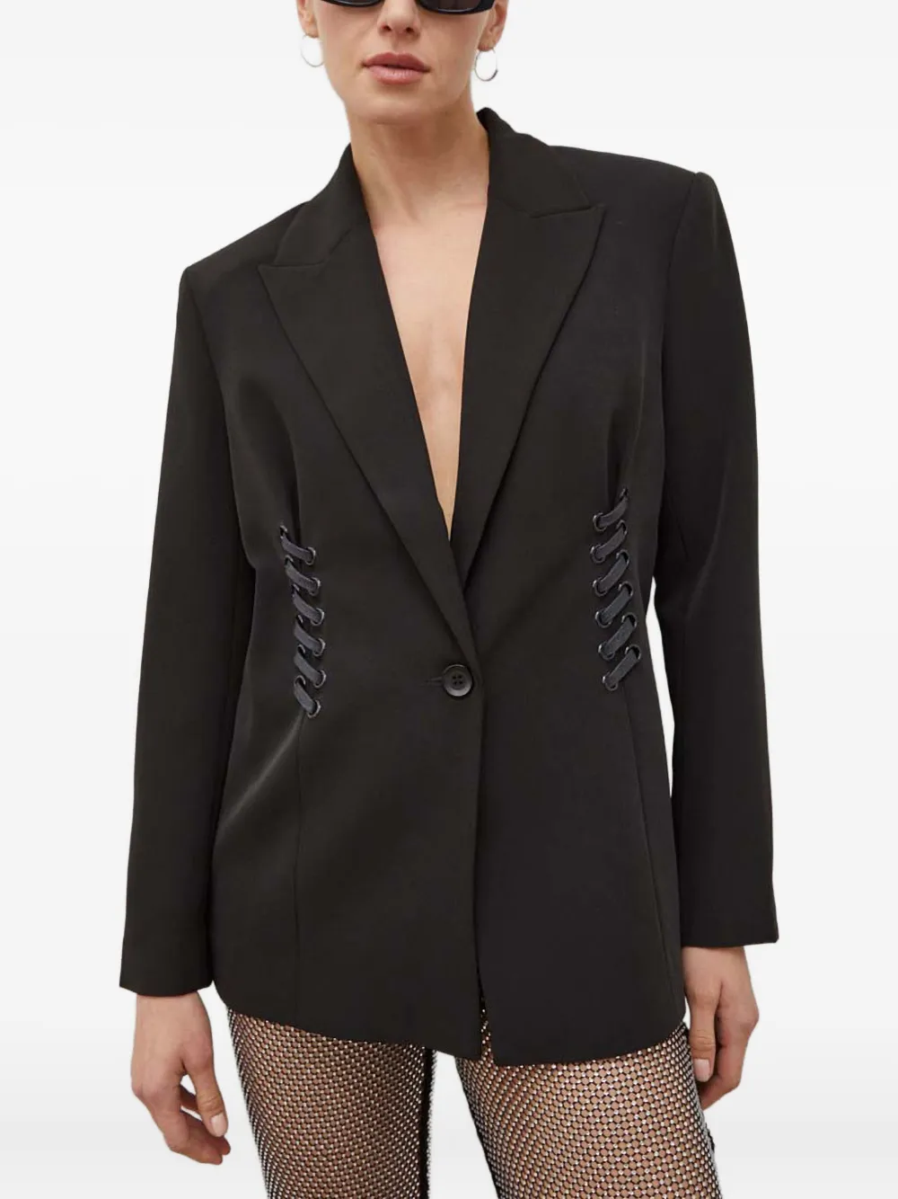 

Блейзер со шнуровкой Day Birger Et Mikkelsen, черный