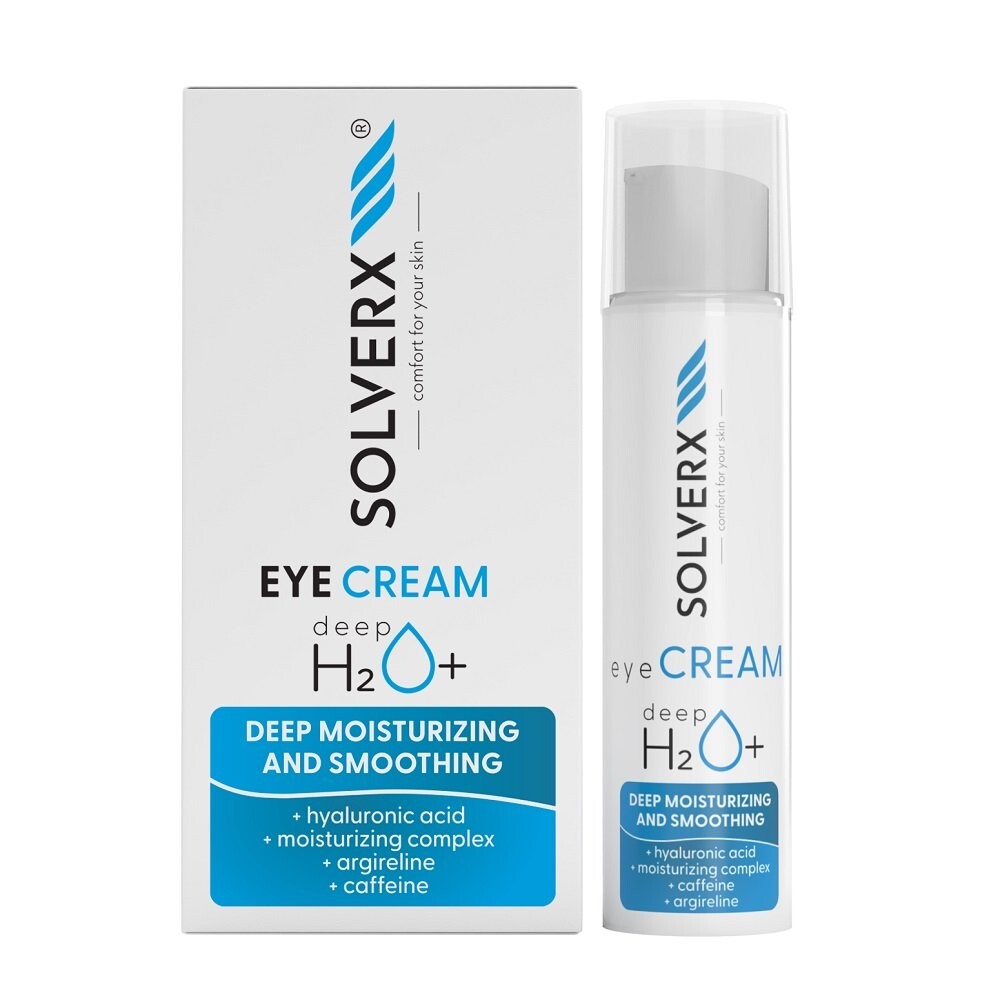 

SOLVERX Deep H2O+, Крем для глаз, 15мл