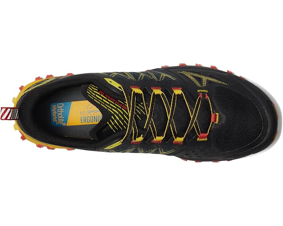Кроссовки La Sportiva Bushido III, цвет Black/Yellow — фото 2