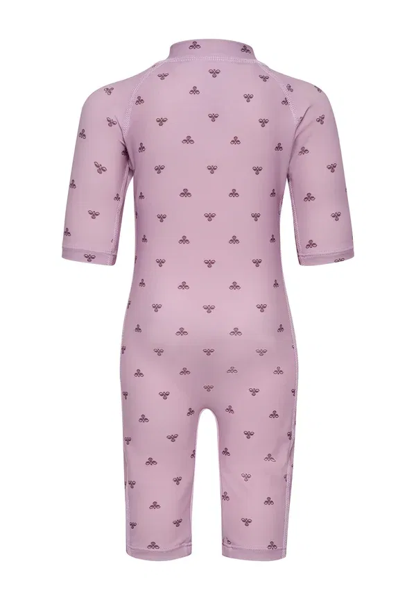Купальник Hummel Hmlmini bee aop swimsuit 3/4 sl swimsuit, сиреневый — фото 2