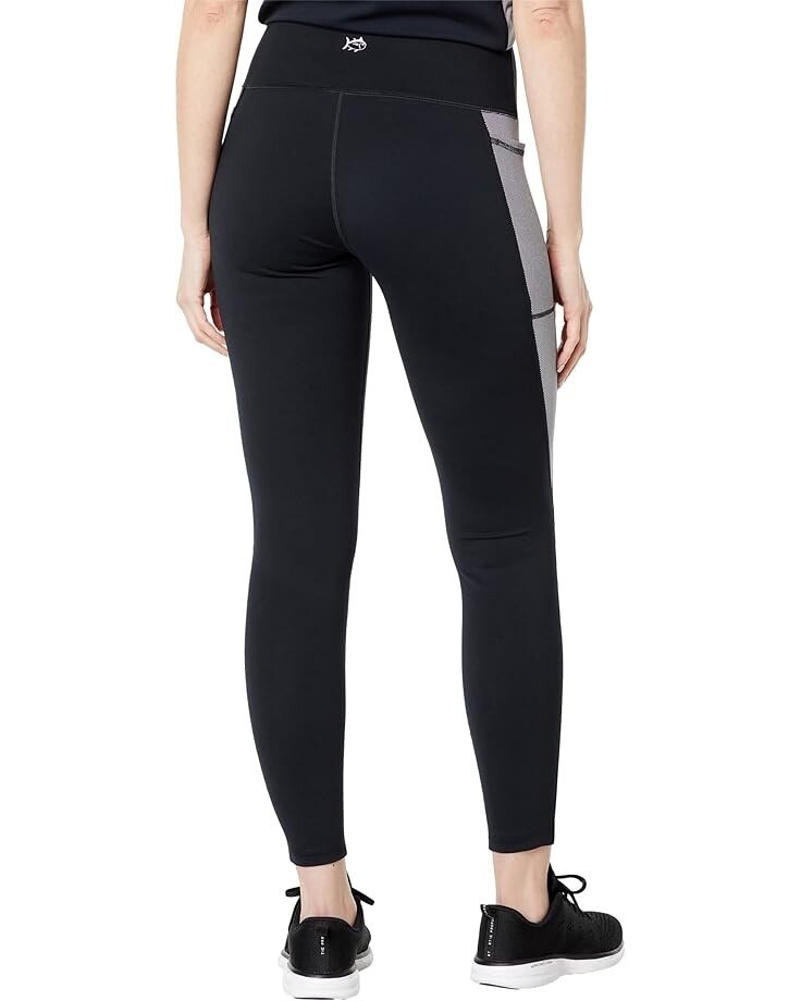 

Брюки Southern Tide Melana High-Waisted Leggings, черный