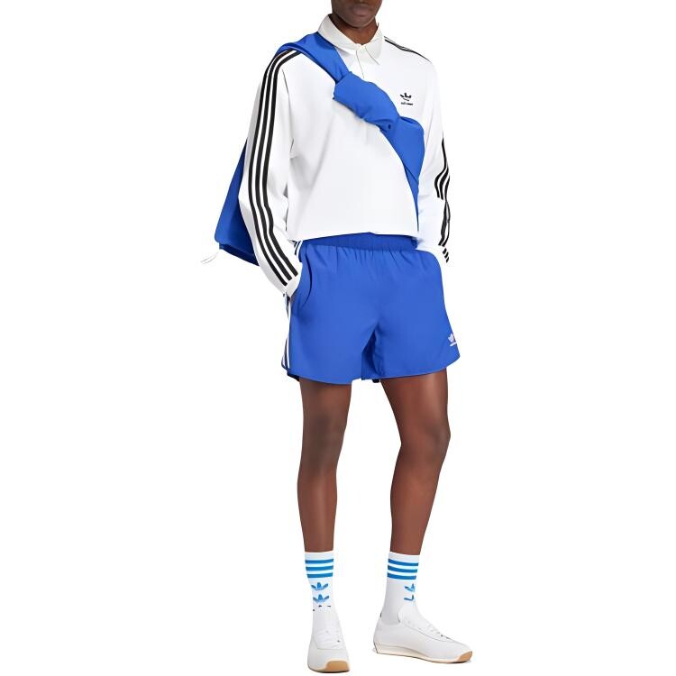 Повседневные шорты мужские синие Adidas Originals, синий — фото 2