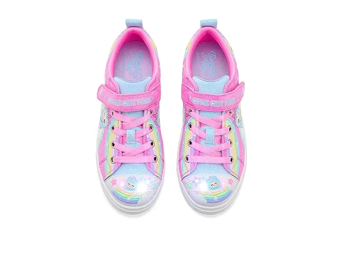 Кроссовки со светодиодами Twinkle Sparks 314475L SKECHERS KIDS, Pink/Multi — фото 3