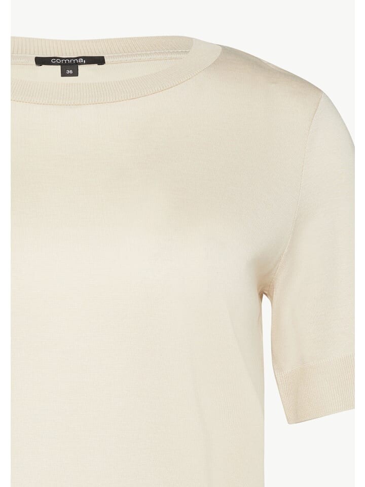 

Футболка comma T-Shirt kurzarm, бежевый