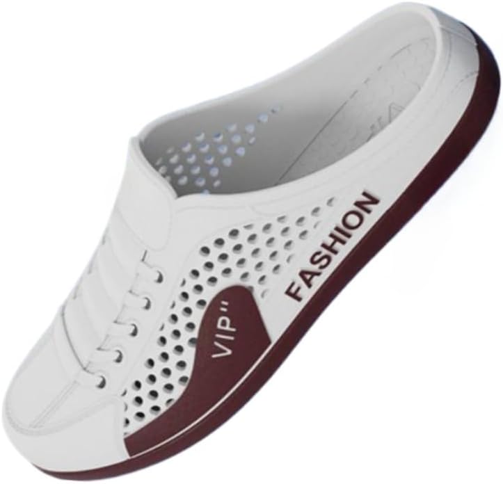 

Мужские кроссовки-мюли без задника, широкая платформа, для тенниса и ракеточных видов спорта Geerta, белый