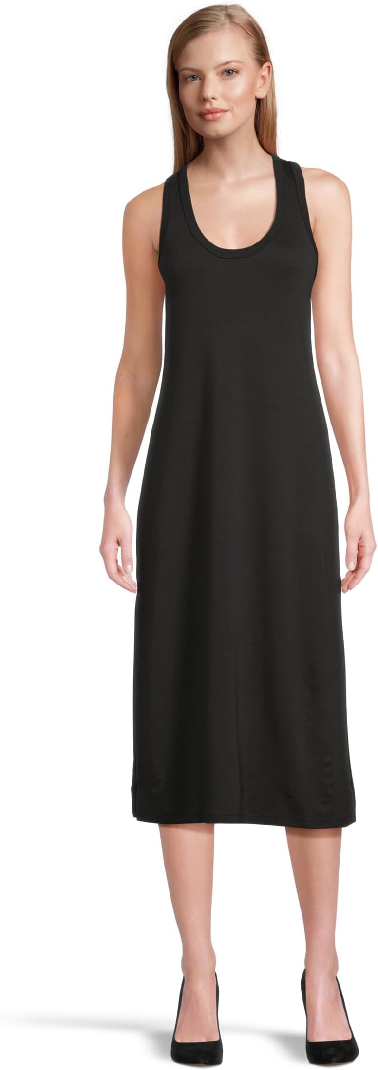 

Платье Tommy Bahama Drapey Ponte Sleeveless Midi Dress, черный