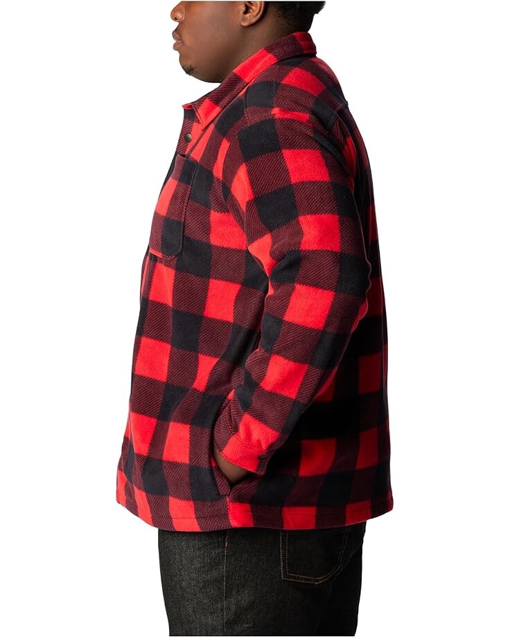 

Куртка Columbia Big & Tall Steens Mountain Printed Shirt Jacket, цвет Mountain Red Check Print