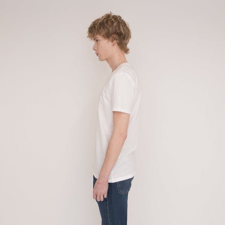 Комплект из двух тонких белых футболок Levi's, Neutrals — фото 3