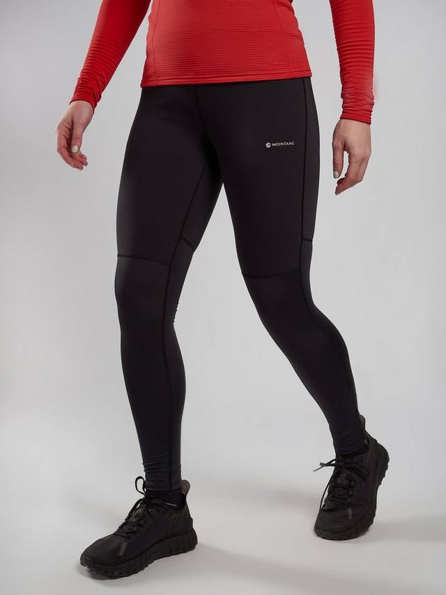 

Колготки для бега slipstream thermal trail Montane, черный