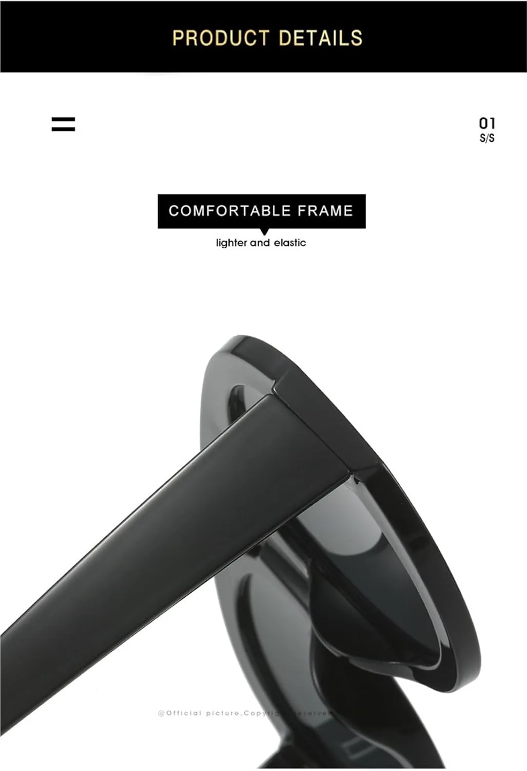 

Спортивные солнцезащитные очки большого размера для мужчин и женщин, для водителей, для поездок на работу, для покупок, для активного отдыха Generic, Black