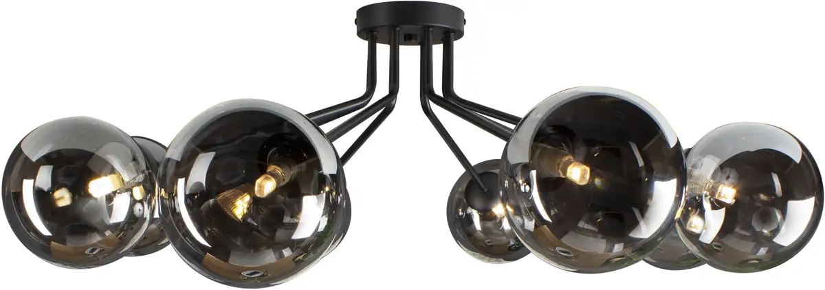 

Потолочный светильник ECO-LIGHT "Нептун", лампа G9 | Лампы можно менять Высота: 28 см, черный
