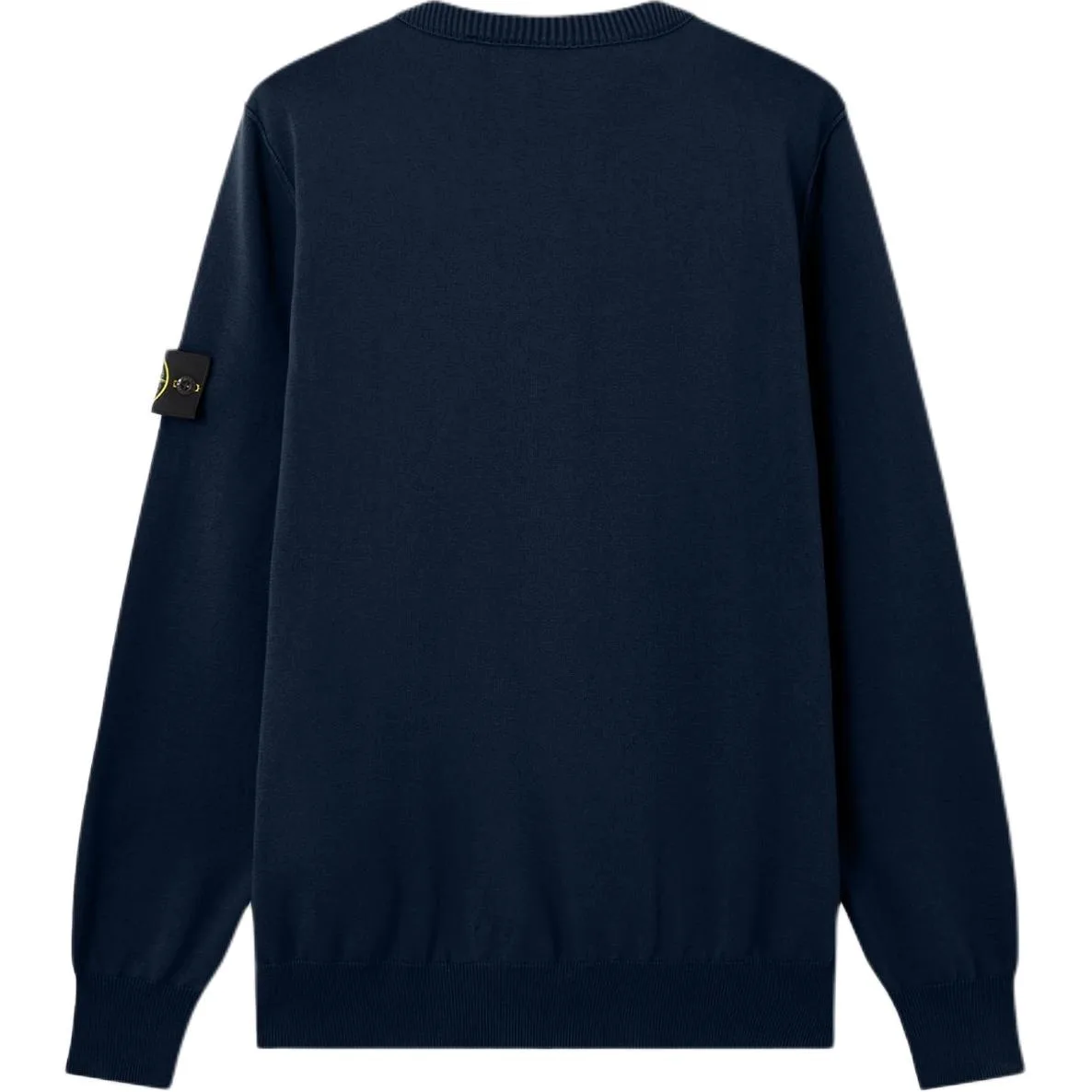 STONE ISLAND Свитшот мужской Navy Blue Crew Neck Moderate — фото 3