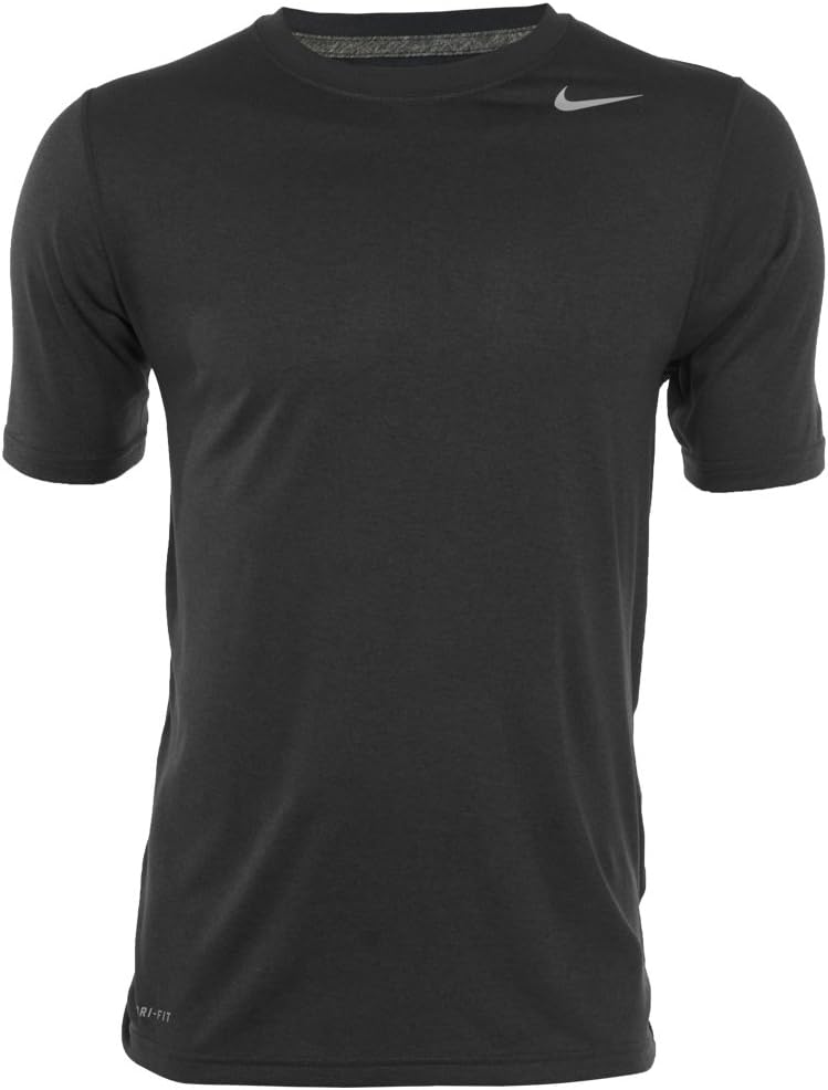 Мужской топ Nike Legend Dri-Fit Poly с коротким рукавом, Anthracite