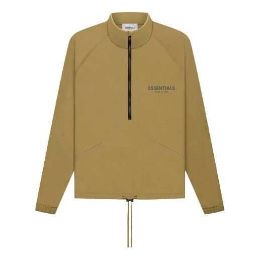 

Куртка Fear of God Essentials FW21 Half Zip Track Jacket Amber