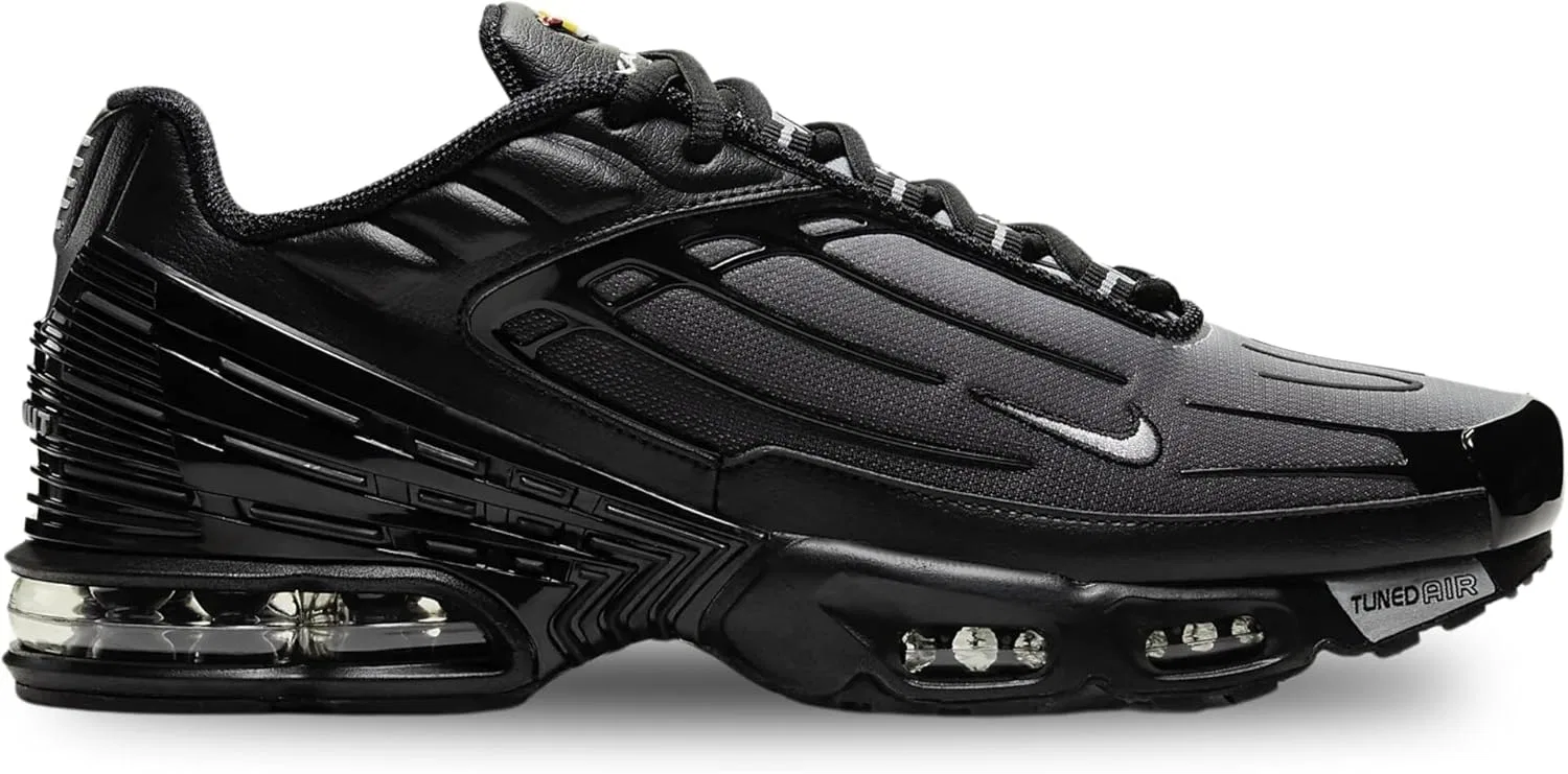 Мужские беговые кроссовки Nike Air Max Plus III, Black Wolf Grey Black — фото 2
