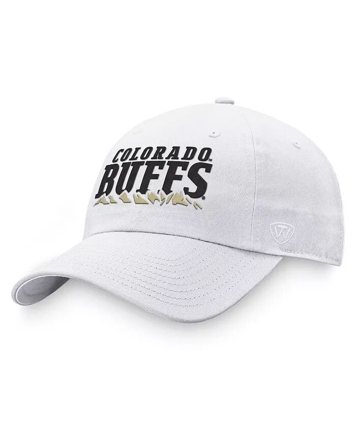 

Мужская белая регулируемая кепка Colorado Buffaloes Top of the World