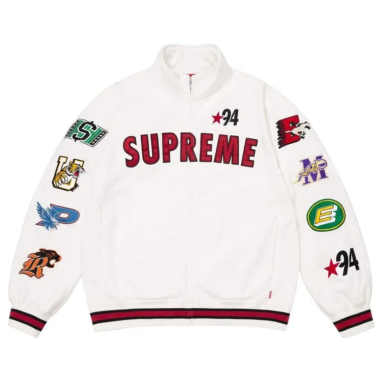 Толстовка на молнии Mascots, унисекс, SS26 WEEK6 Supreme, White