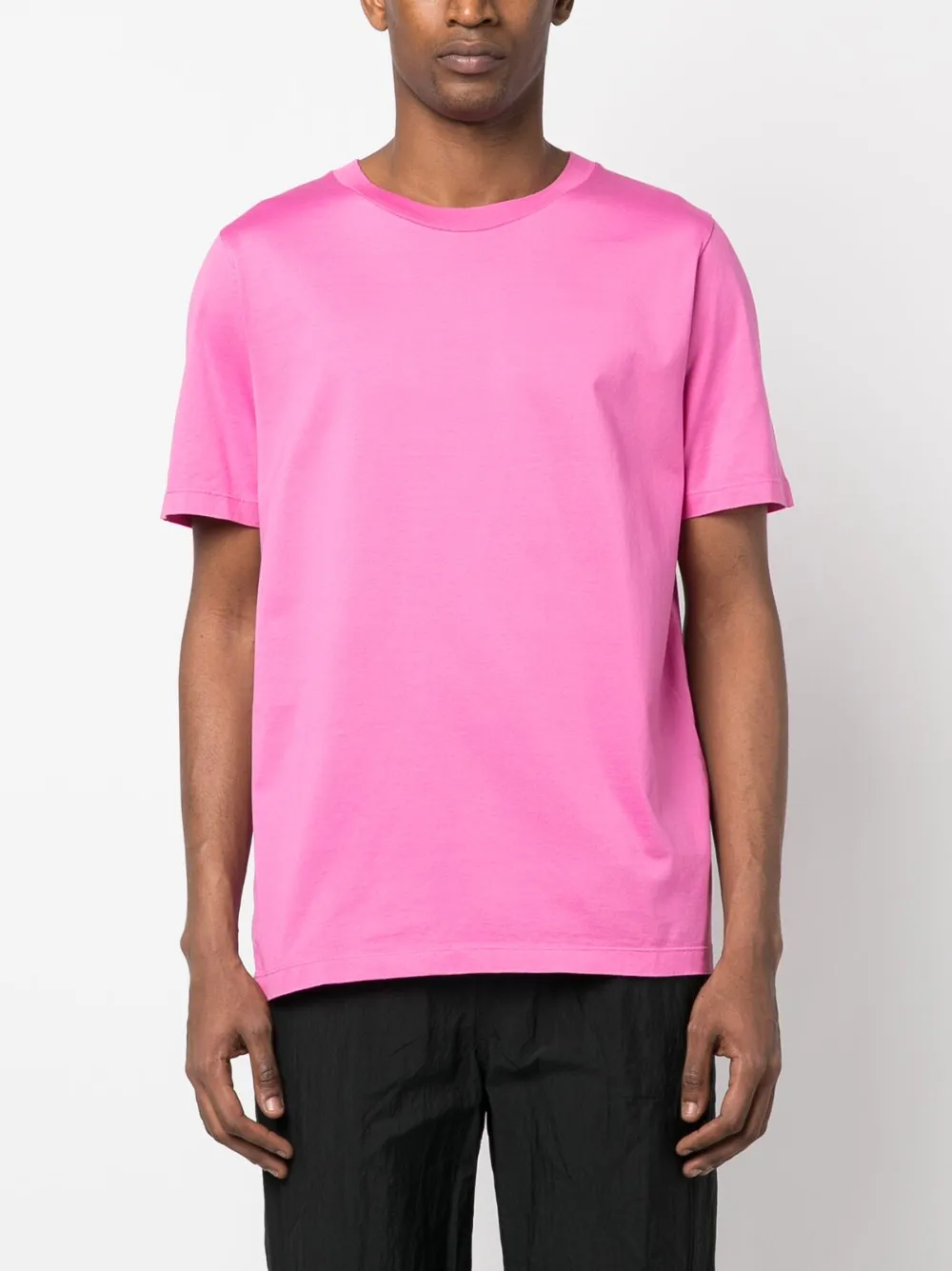 Футболка с графичным принтом Stone Island Shadow Project, розовый — фото 3