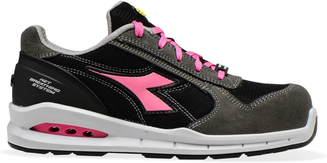 Кроссовки Diadora Herren Run Net AirboxRUN NET AIRBOX Low S1P SRC, C8709 Smoke Grey Black