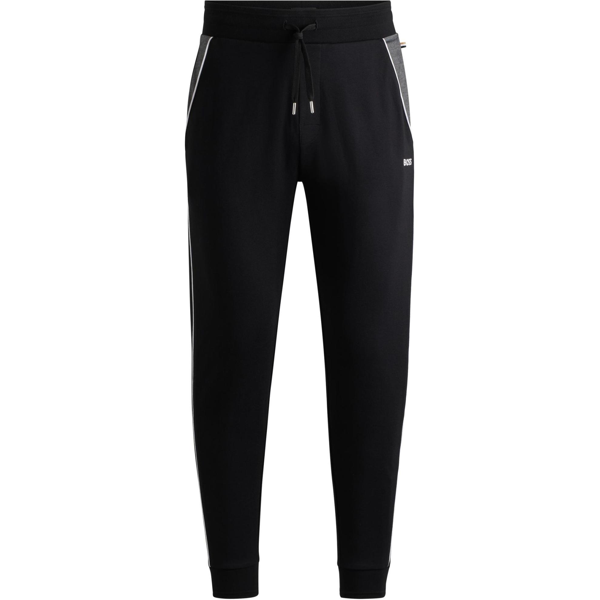 

Шорты с принтом логотипа HUGO BOSS, черные