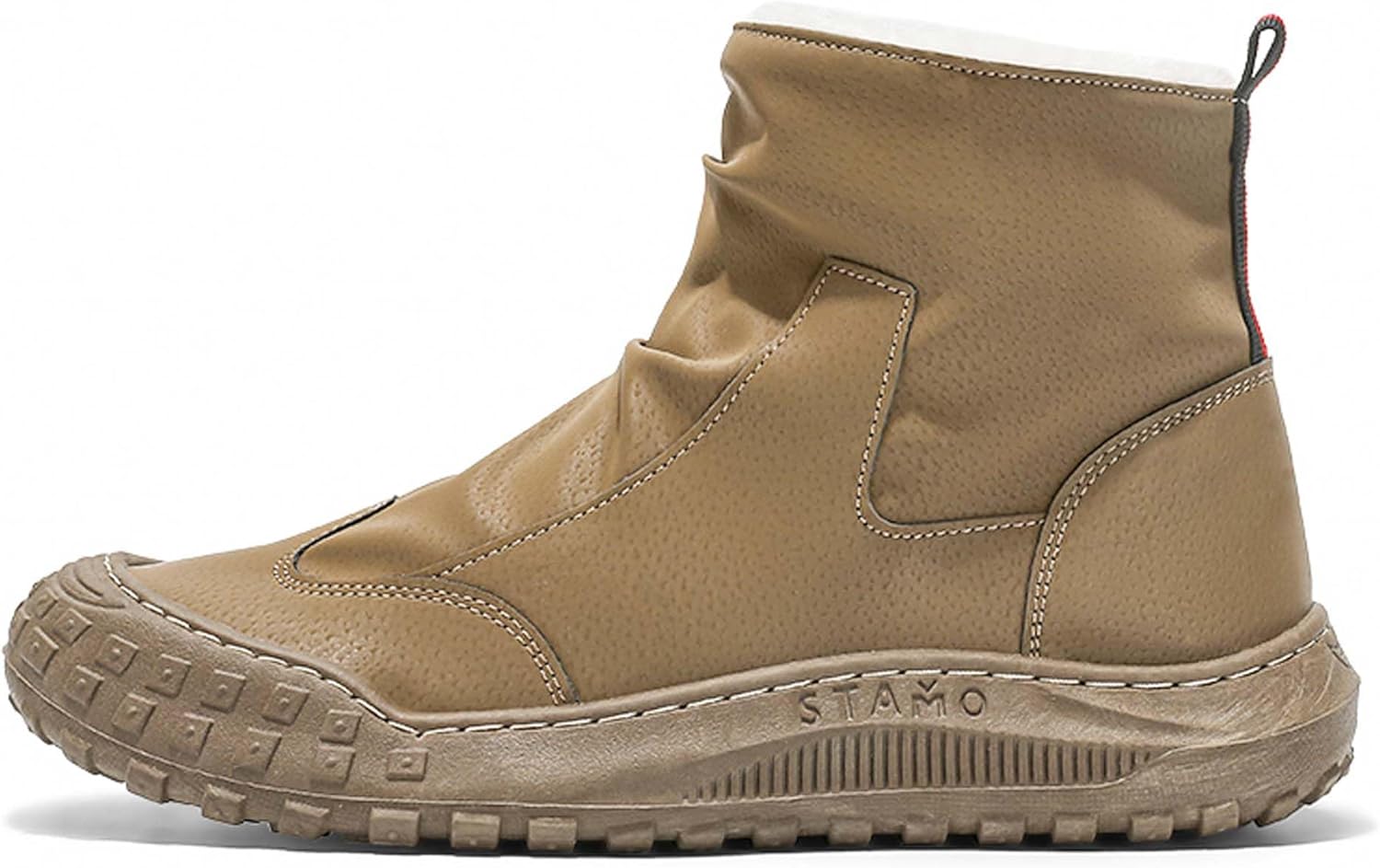 

Зимние бархатные спортивные туфли, теплые походные ботинки для улицы, удобные снежные сапоги Generic, хаки