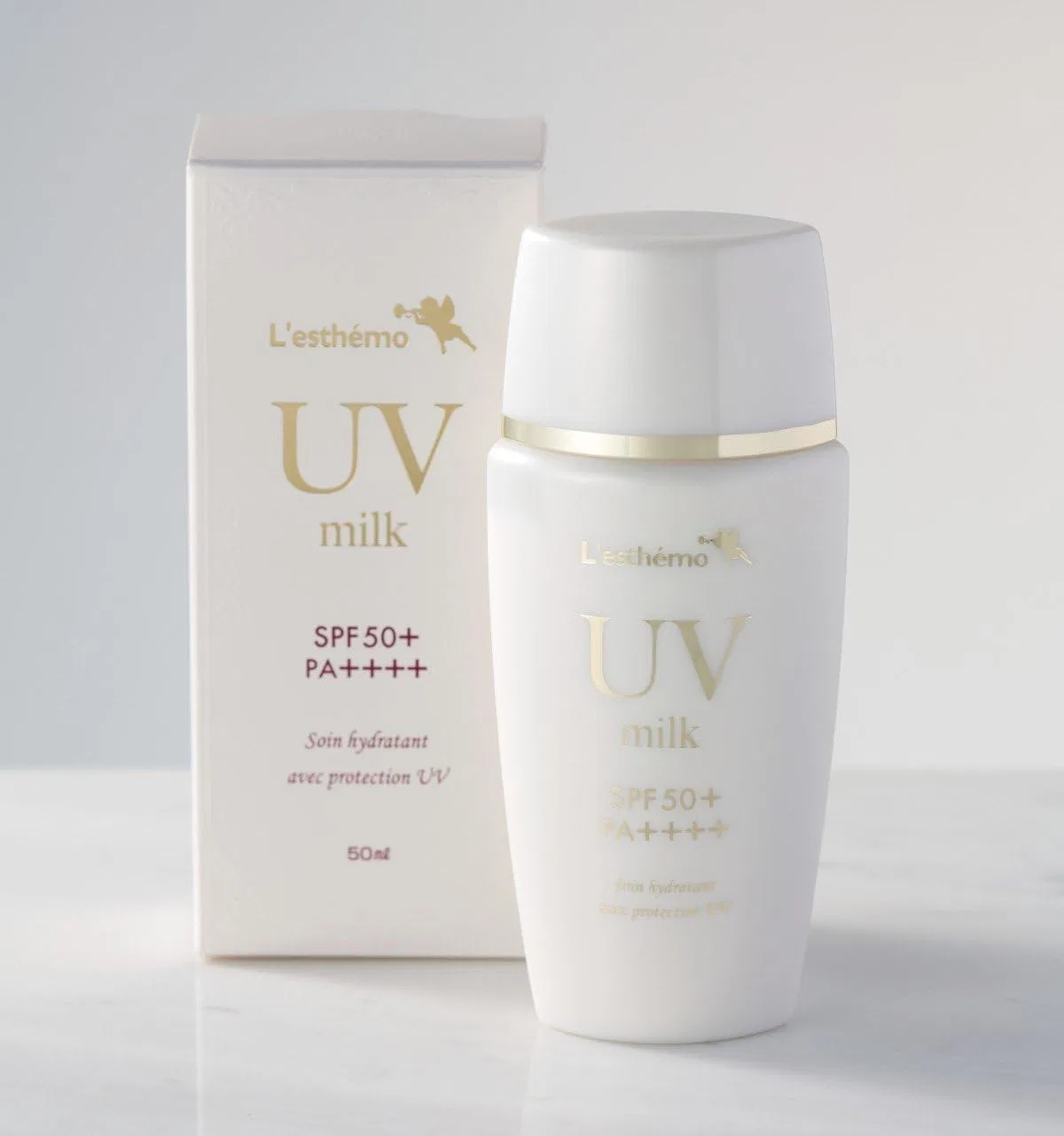 Солнцезащитный крем Non-Chemical Sunscreen Restemo UV Milk SPF50+ PA++++ 50 мл L'Esthemo — фото 2
