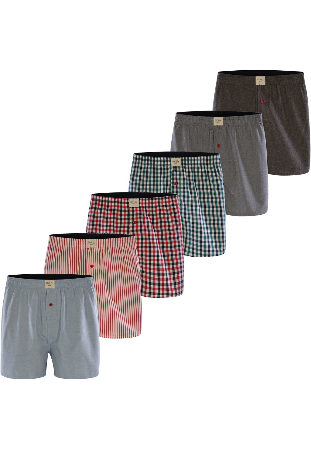 

Боксеры 6-PACK CLASSIC Phil & Co. Berlin, зеленый
