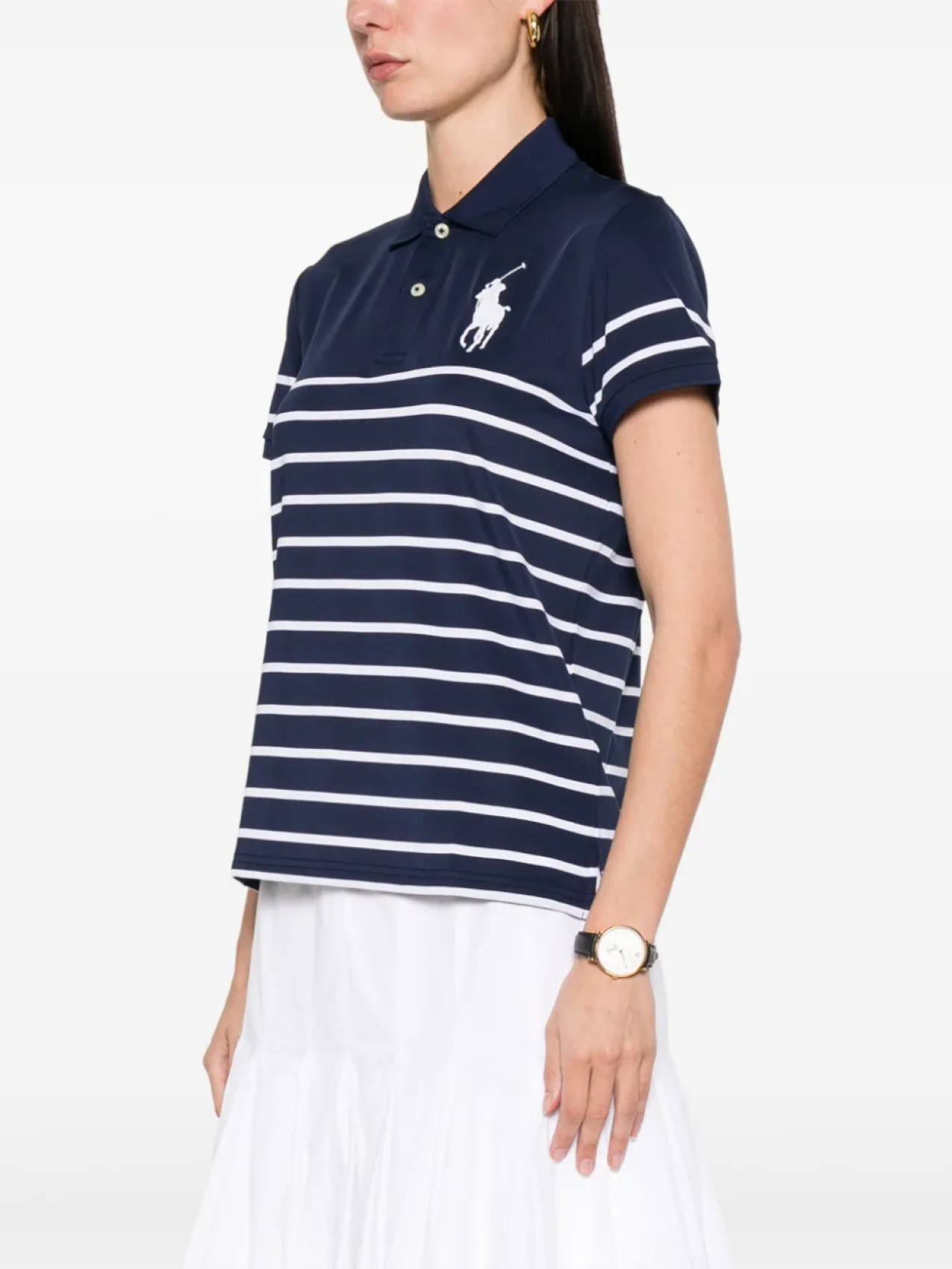 Рубашка поло с вышивкой Polo Pony Polo Ralph Lauren, синий — фото 3