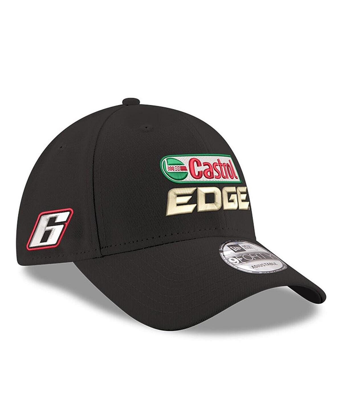 

Мужская черная регулируемая кепка Brad Keselowski Castrol Edge 9FORTY Sponsor New Era