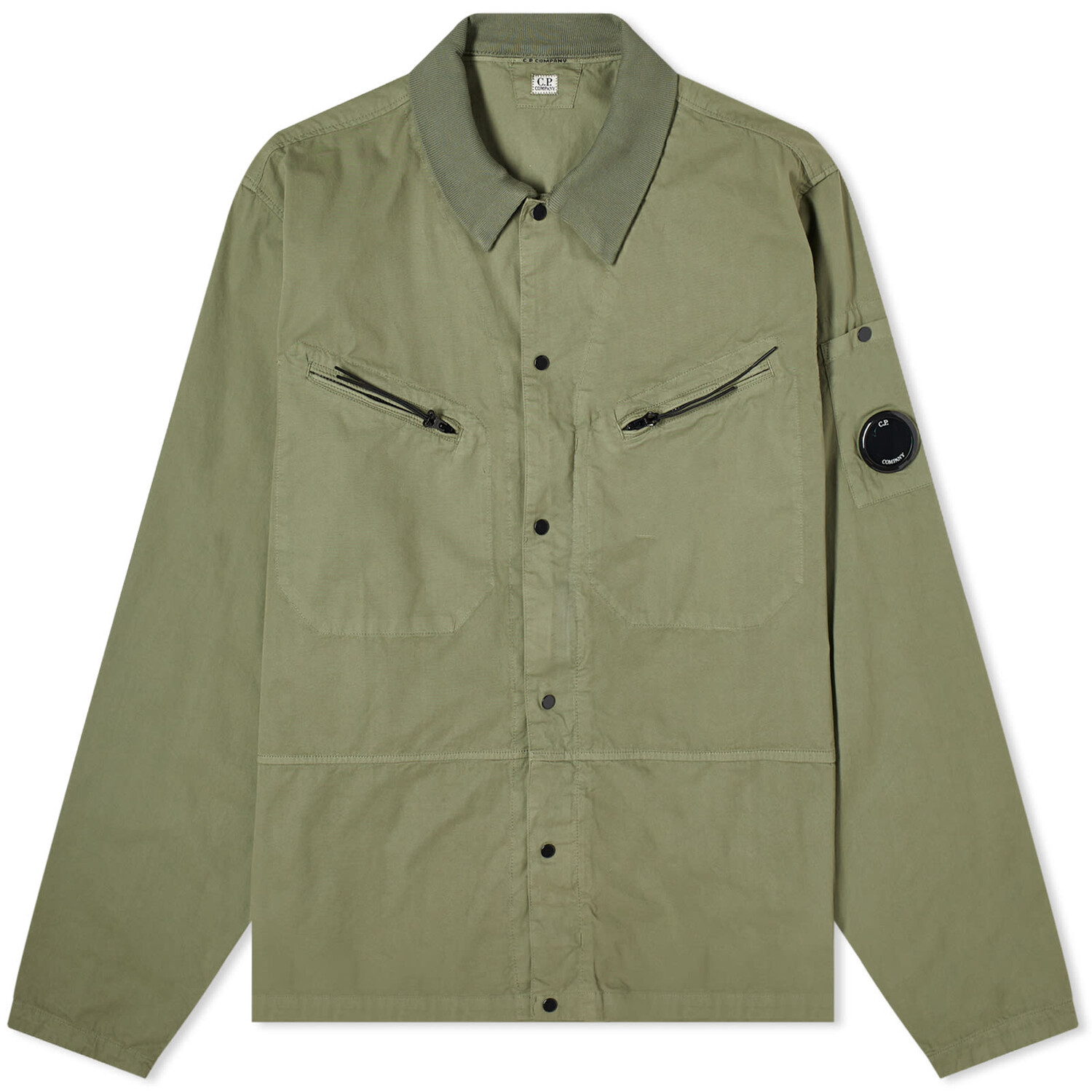 

Рубашка C.P. Company Gabardine Lens Shirt, цвет Agave Green