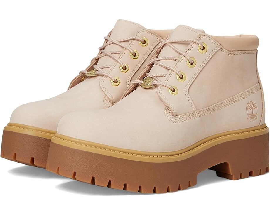 

Ботинки Timberland Stone Street Mid Lace-Up, цвет Light Beige Nubuck