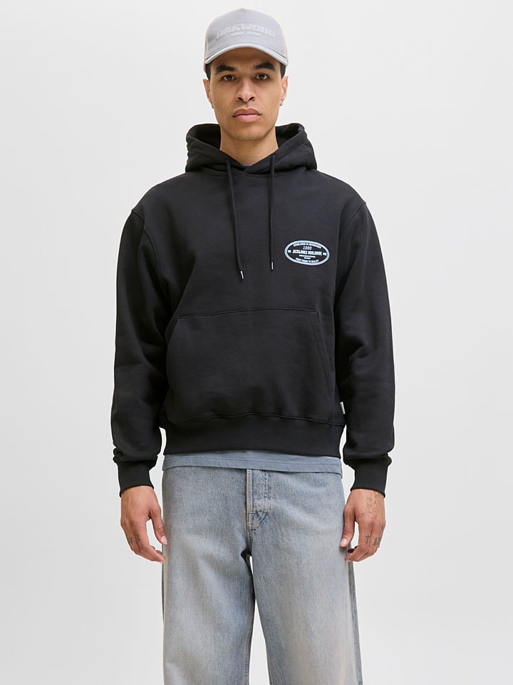 

Толстовка с капюшоном Jack & Jones, черный