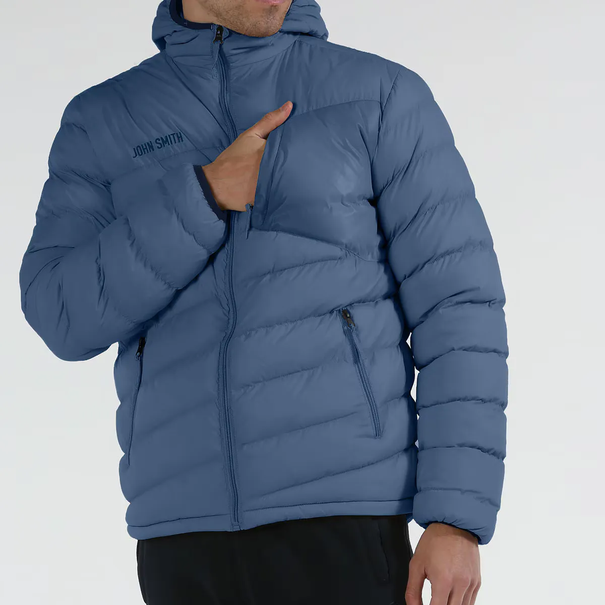 

Impon John Smith Мужской пуховик, цвет Azul denim