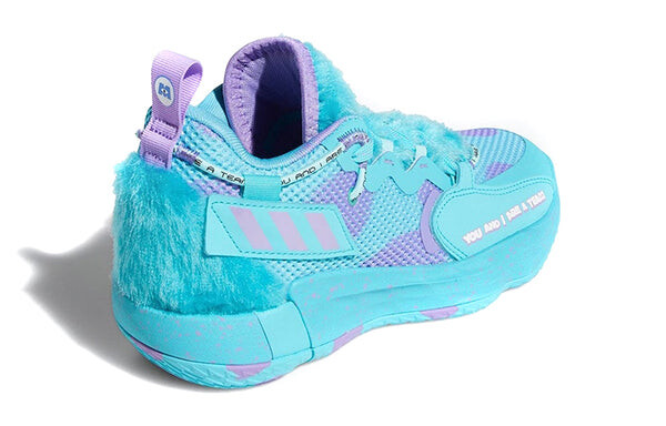 Кроссовки monsters inc. x dame 7 extply Adidas, синий — фото 4