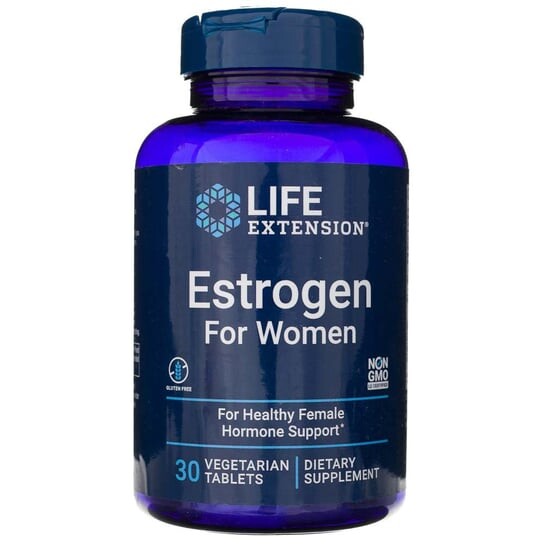 

Life Extension, Эстроген для женщин, 30 таб.