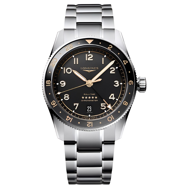 

LONGINES Часы Men's Spirit Collection Watch, Black Dial