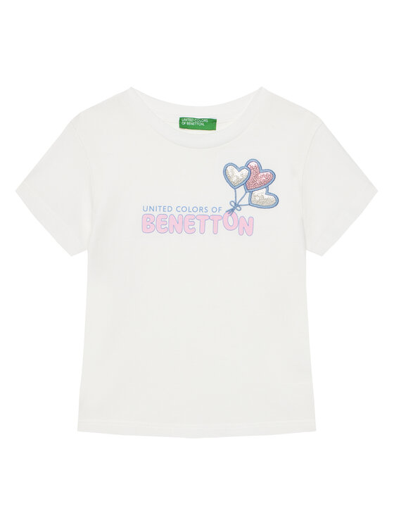 

Футболка обычного кроя 3I1XG10JB United Colors Of Benetton, белый