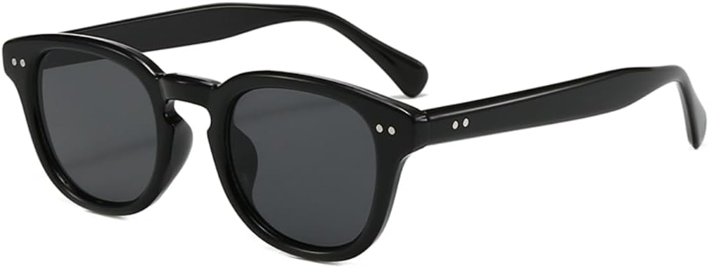 

Солнцезащитные очки с защитой UV400 | Круглая оправа с заклепками, градиентный цвет | Для женщин и мужчин, для занятий спортом на открытом воздухе и вождения DSVIGF, 01