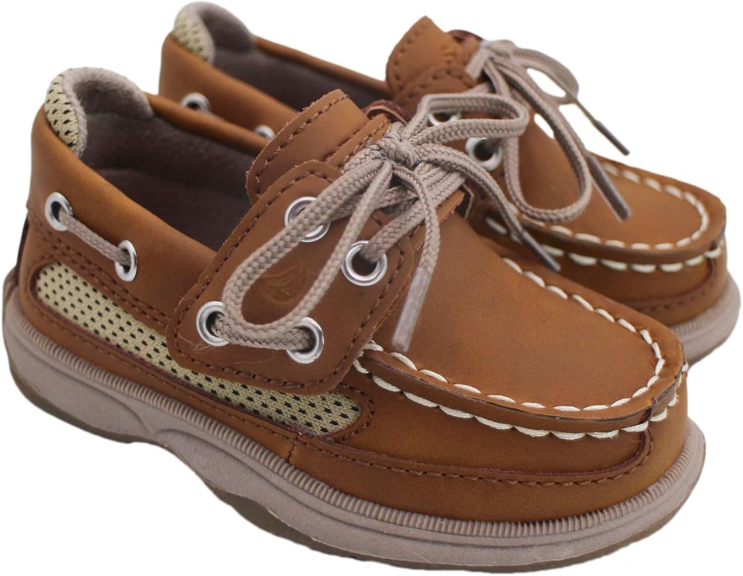 Детские ботинки Sperry Top-Sider Lanyard CB Boat Shoe, Toddler (1-4 Years) Dark Tan — фото 3
