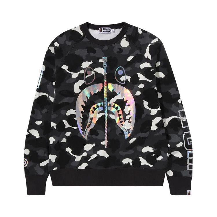 

Свитер BAPE City Camo Shark Crewneck, Black
