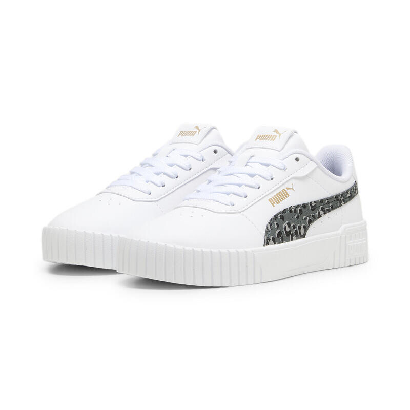 

Кроссовки Carina 2.0 Animal Update для девочек PUMA White Mineral Grey Gold